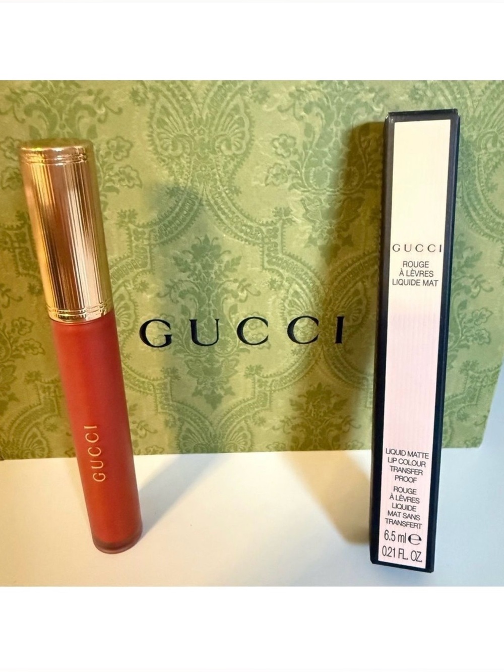 Gucci Women NEW Janet Rust 505 Liquid Matte Lip Colour Luxury Makeup